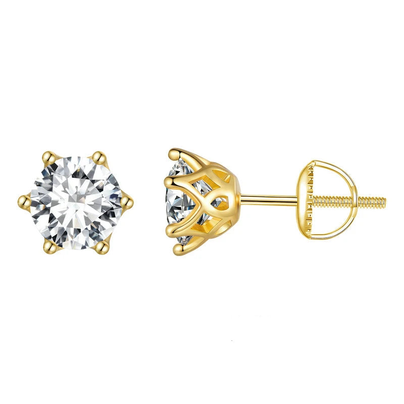 Univelle Classic Moissanite  Earrings