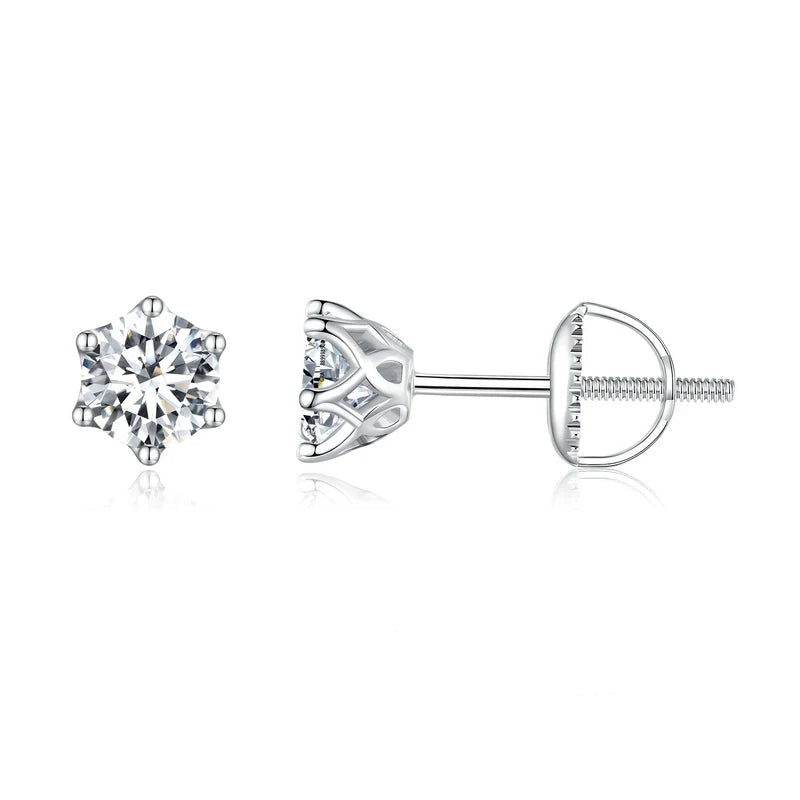 Univelle Classic Moissanite  Earrings