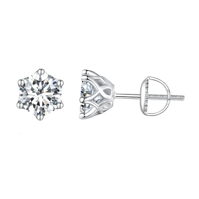 Univelle Classic Moissanite  Earrings